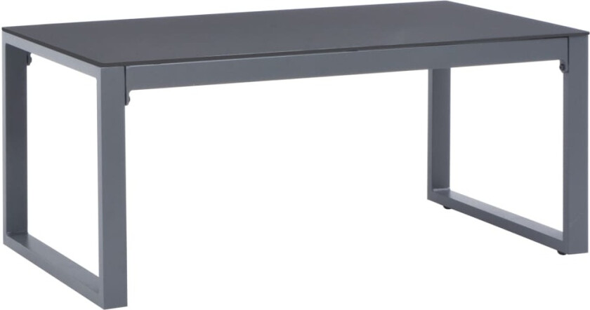 Salongbord 90x50x40 cm aluminium