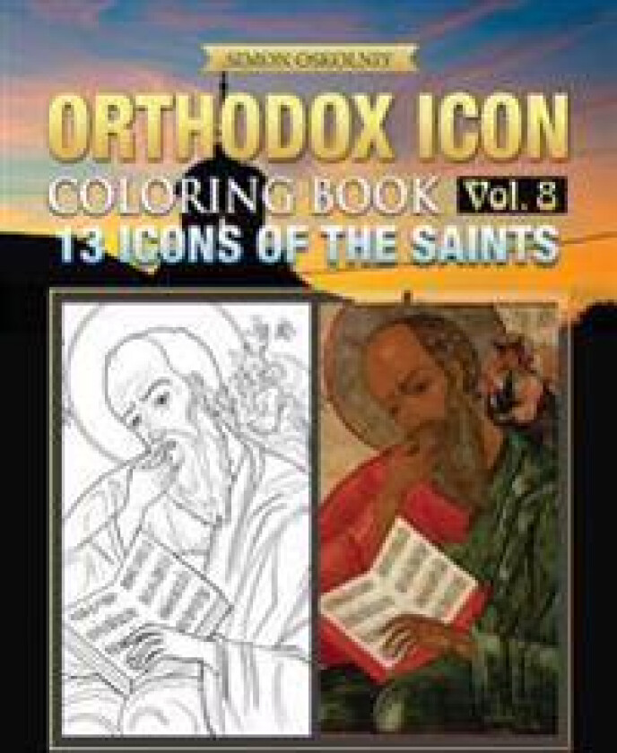 Orthodox Icon Coloring Book Vol. 8: 13 Icons of the Saints