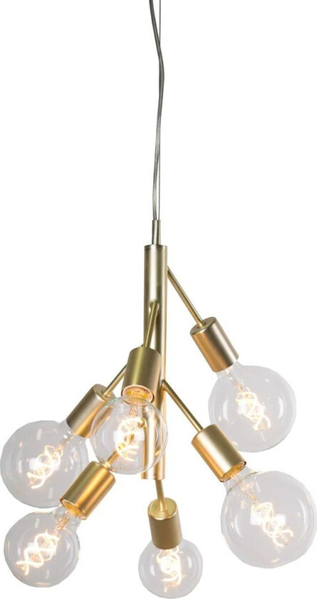 Comet taklampe messing