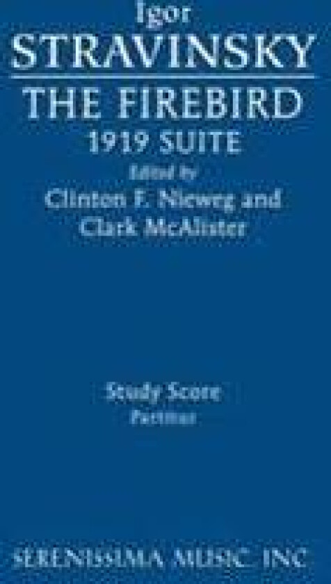The Firebird, 1919 Suite: Study score