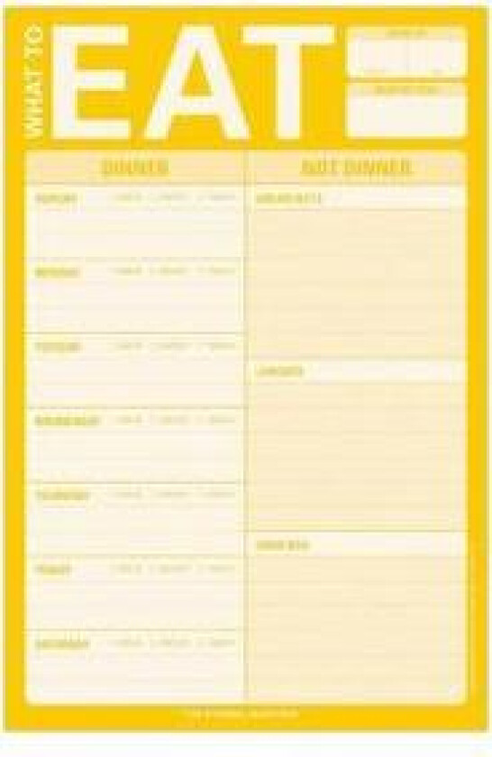 What to Eat Pad (Yellow)