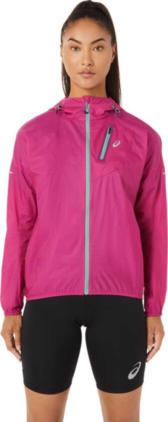 Bilde av Asics Fujitrail Jacket, treningsjakke dame Fuchsia Red