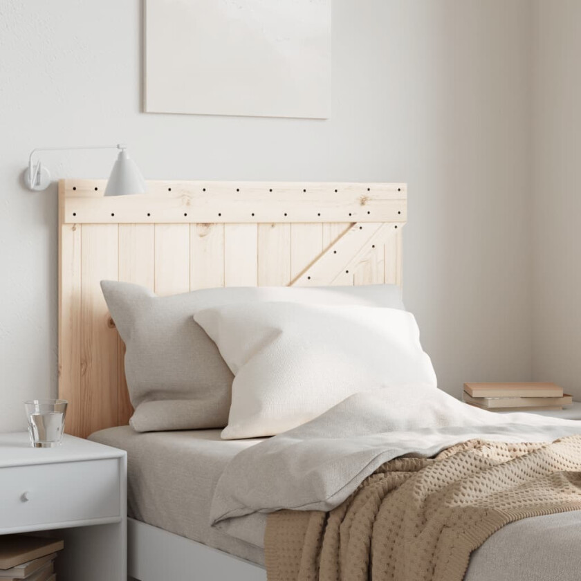 Sengegavl 90x104 cm heltre furu