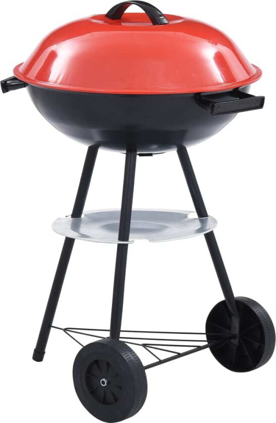 Bærbar kulegrill XXL med hjul 44 cm