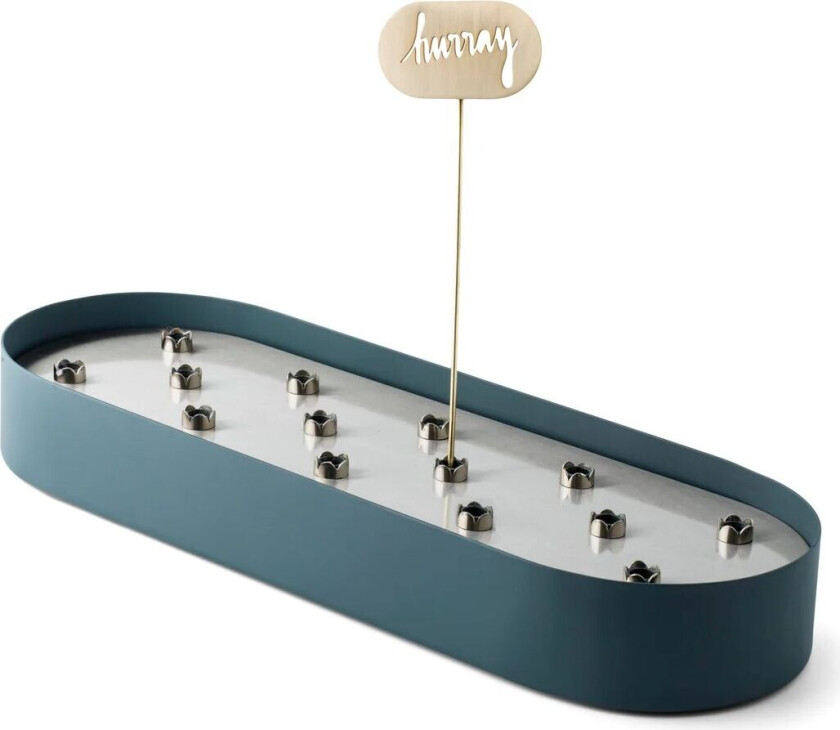 KLONG Jubel multfifunksjonell vase 45 x 14 cm Steel-blue