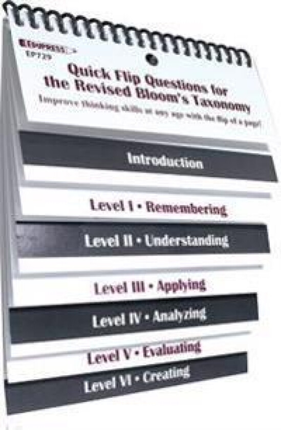 Quick Flip Questions for the Revised Bloom Taxonomy