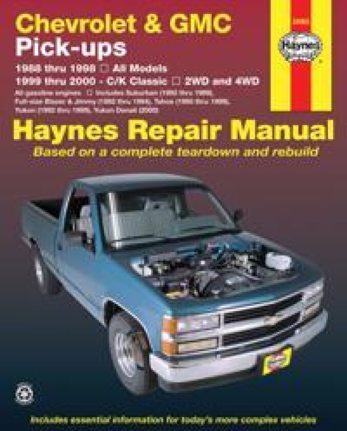 Chevrolet & GMC Pick Ups, 2WD & 4WD (88 - 00)