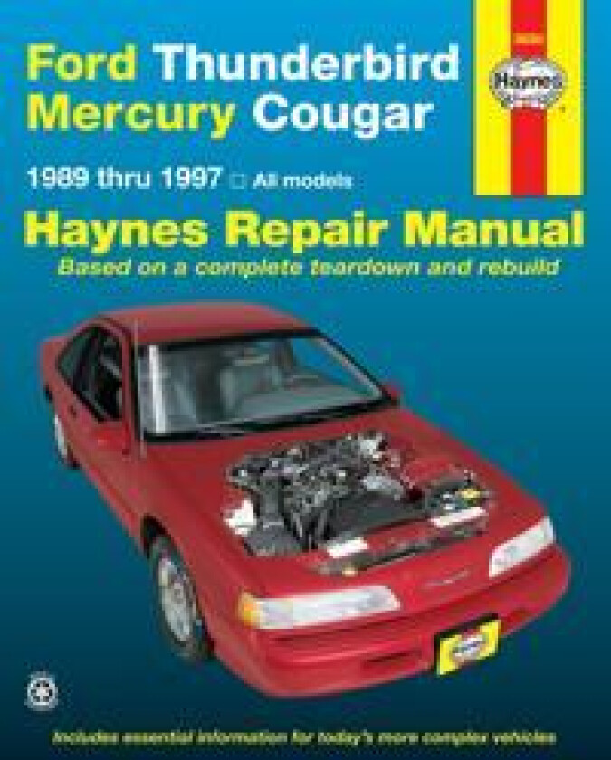 Ford Thunderbird & Mercury Cougar (1989-1997) Haynes Repair Manual (USA)