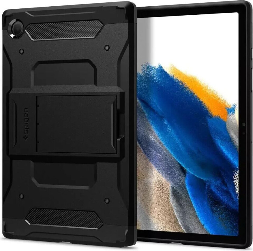Tough Armor Pro Samsung Galaxy Tab A8 10.5" (2021) Deksel med Stativ - Svart