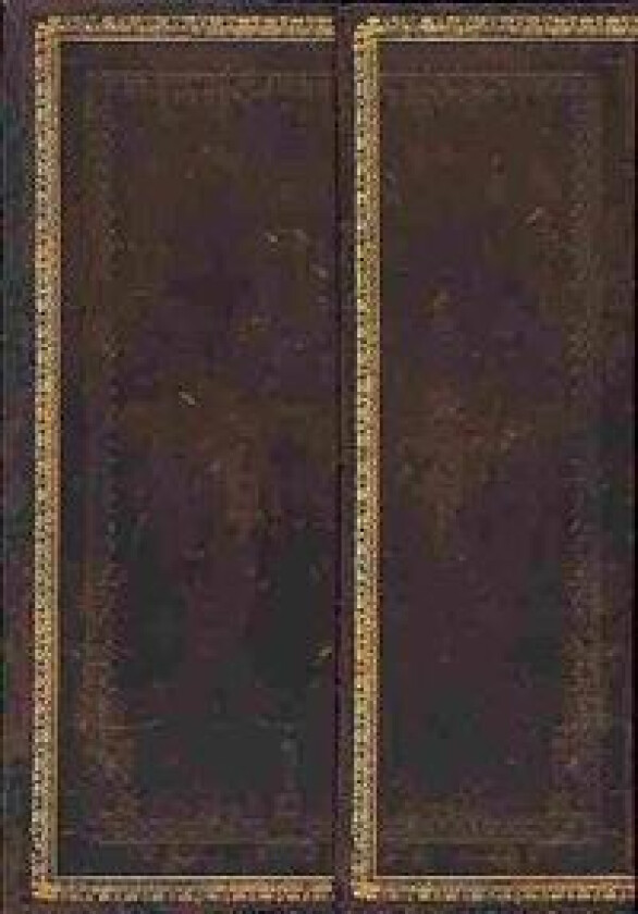 Black Moroccan (Old Leather Collection) Mini Lined Journal