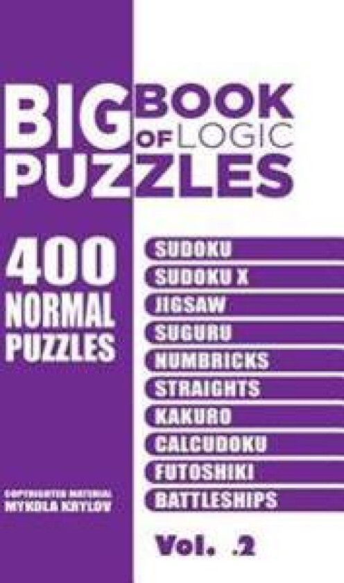 Big Book Of Logic Puzzles - 400 Normal Puzzles