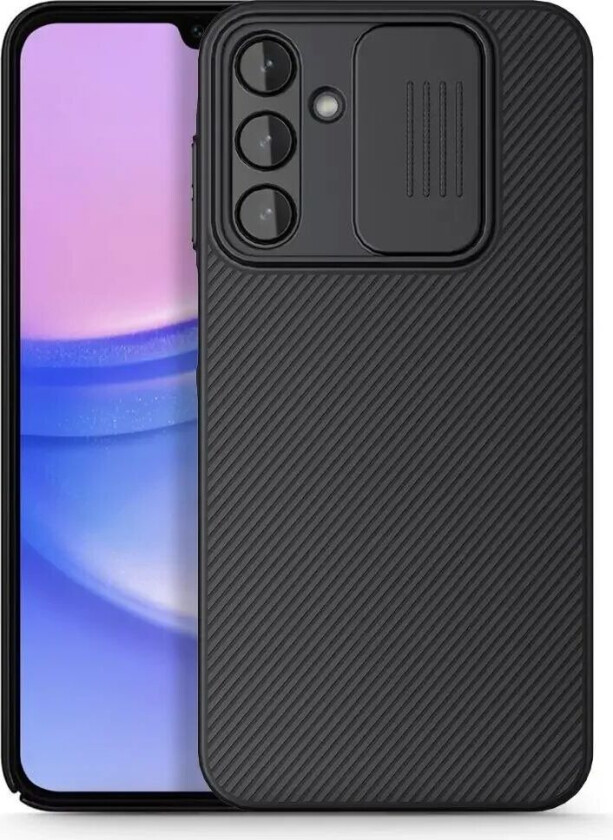 Samsung Galaxy A15 (5G) / A15 Camshield Pro Bakdeksel - Svart