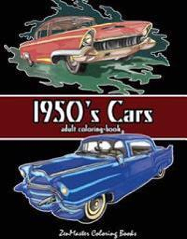 1950's Cars Adult Coloring Book
