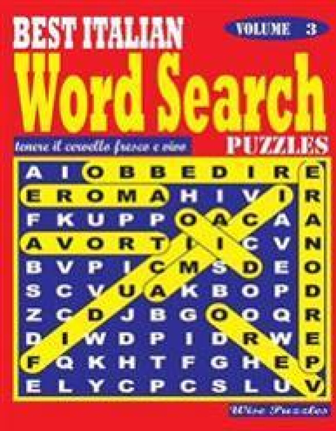 Best Italian Word Search Puzzles. Vol. 3