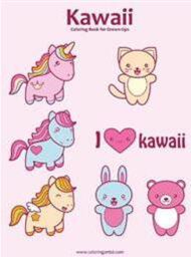 Kawaii Coloring Book for Grown-Ups 1