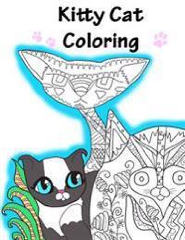 Kitty Cat Coloring Book: Stress Relief Adult Coloring