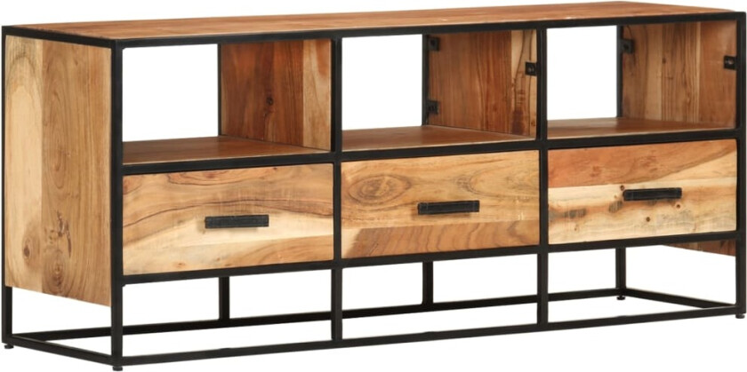 TV-benk 110x30x45 cm heltre akasie