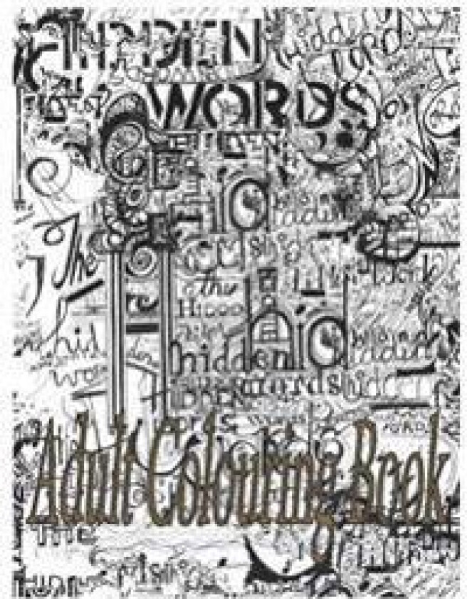 Hidden Words: Adult Colouring Book