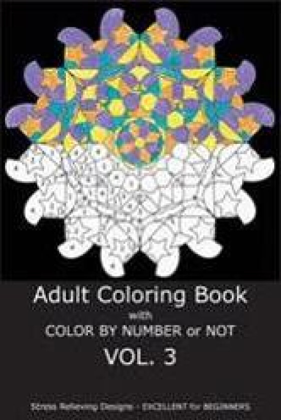 Adult Coloring Book with Color by Number or Not