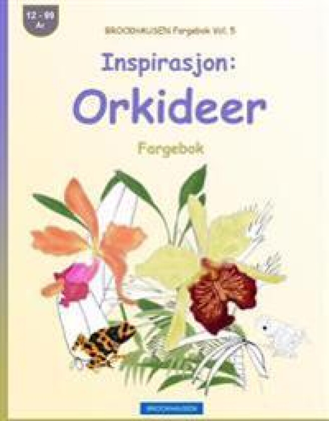 BROCKHAUSEN Fargebok Vol. 5 - Inspirasjon: Orkideer: Fargebok