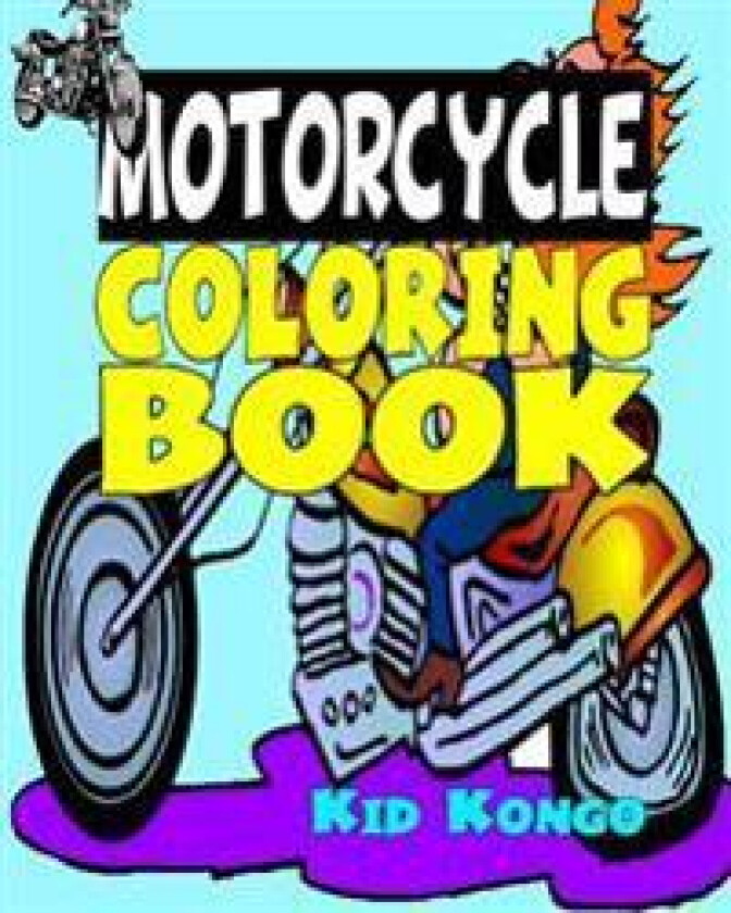 Motorcycle Coloring Book