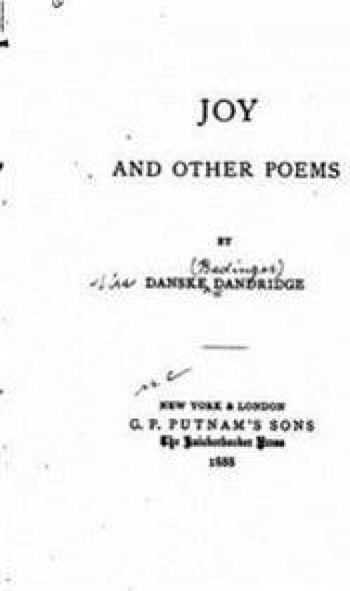 Joy, and Other Poems