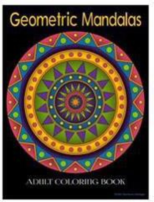 Geometric Mandala Adult Coloring Book