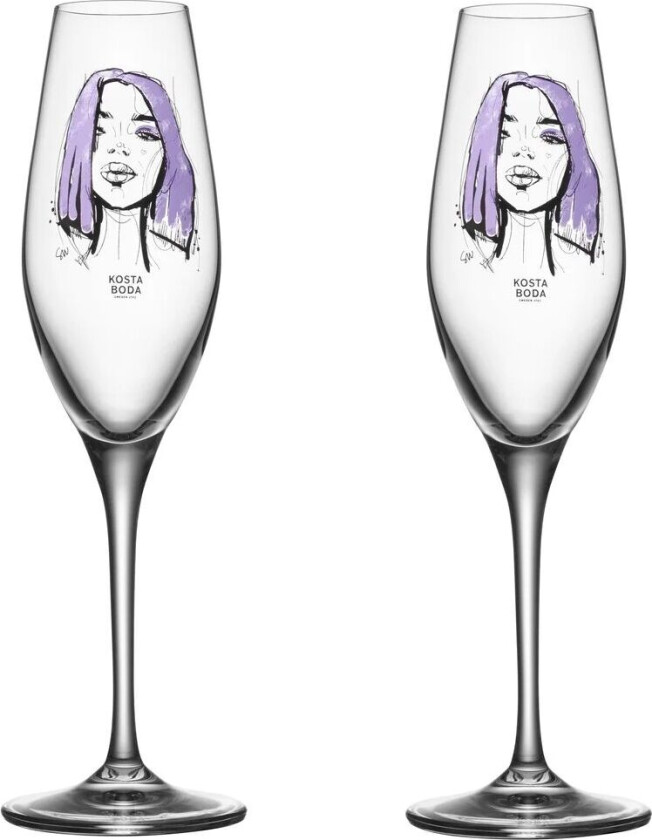 All about you champagneglass 24 cl 2-stk. Forever Mine