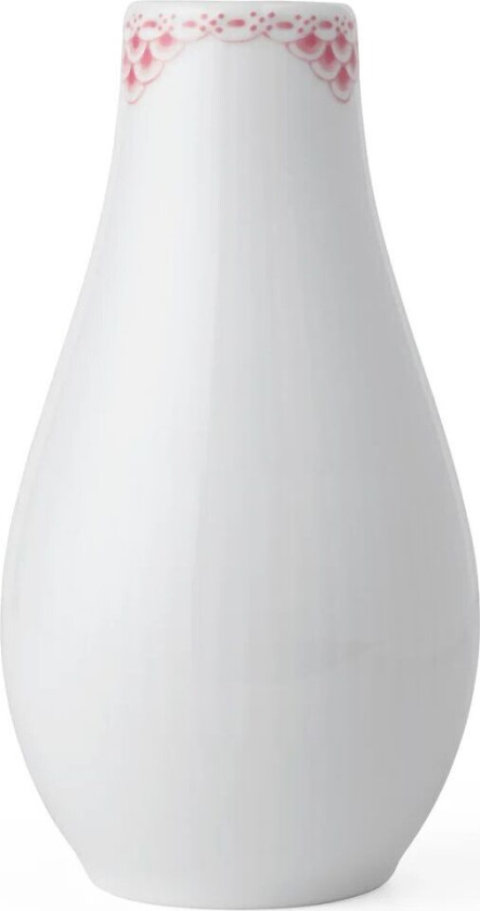 Coral Lace vase 18,5 cm Korall-hvit