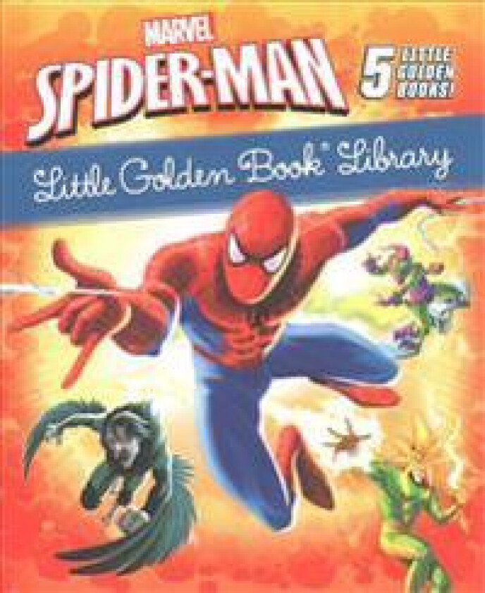 Spider-Man Little Golden Book Library (Marvel): Spider-Man!; Trapped by the Green Goblin; The Big Freeze!; High Voltage!; Night of the Vulture!