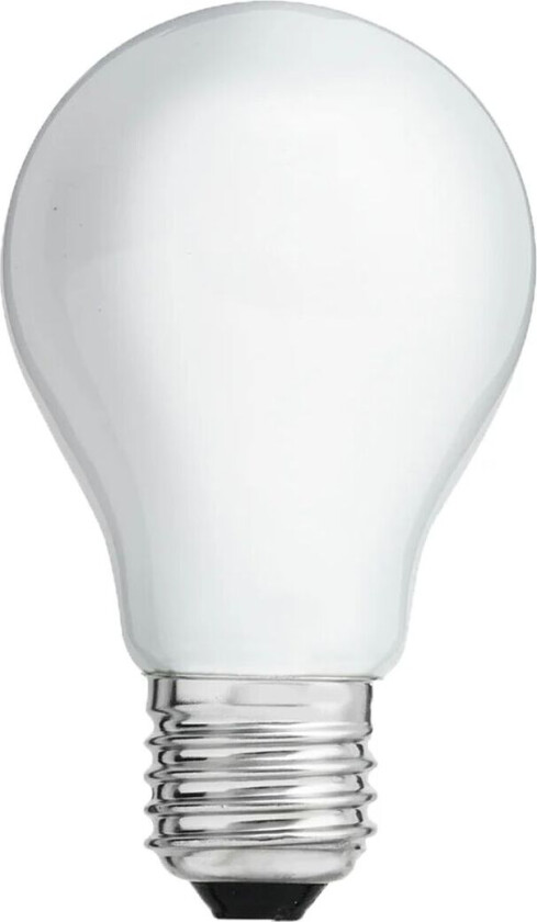Lyspære E27 LED normal Opal