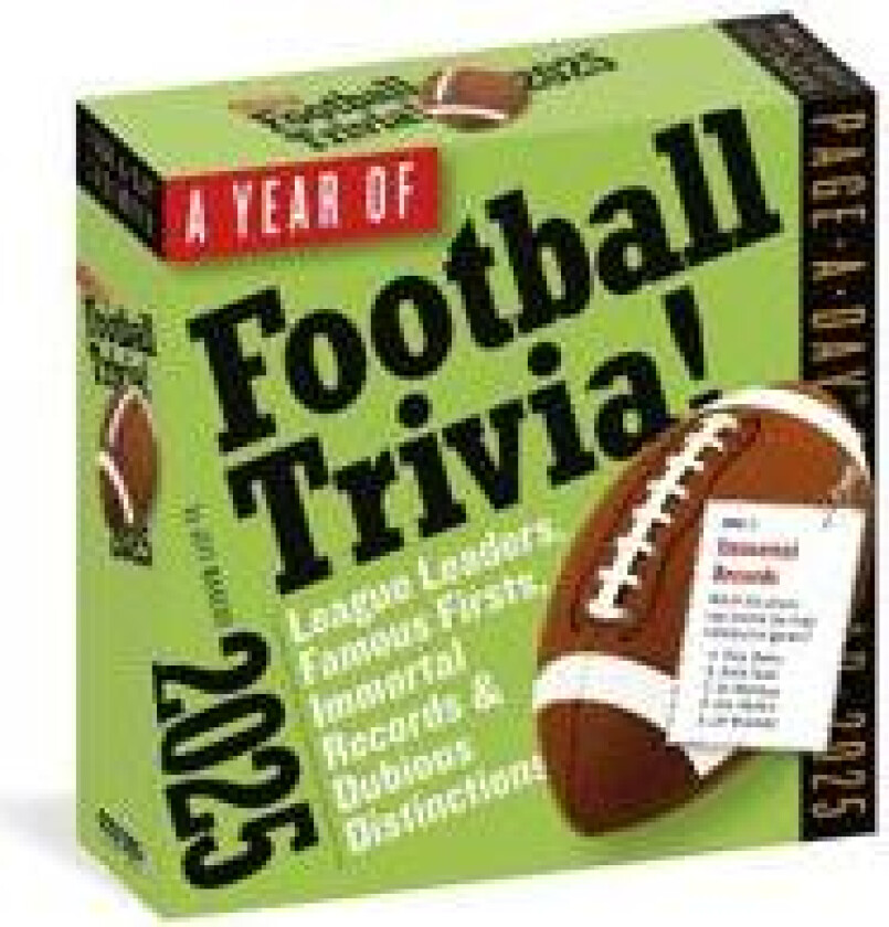 Year of Football Trivia! Page-A-Day® Calendar 2025