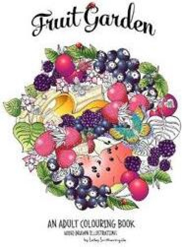 Fruit Garden Adult Colouring Book