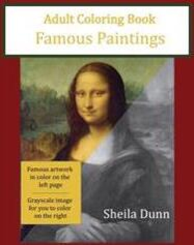 Famous Paintings: Adult Coloring Book