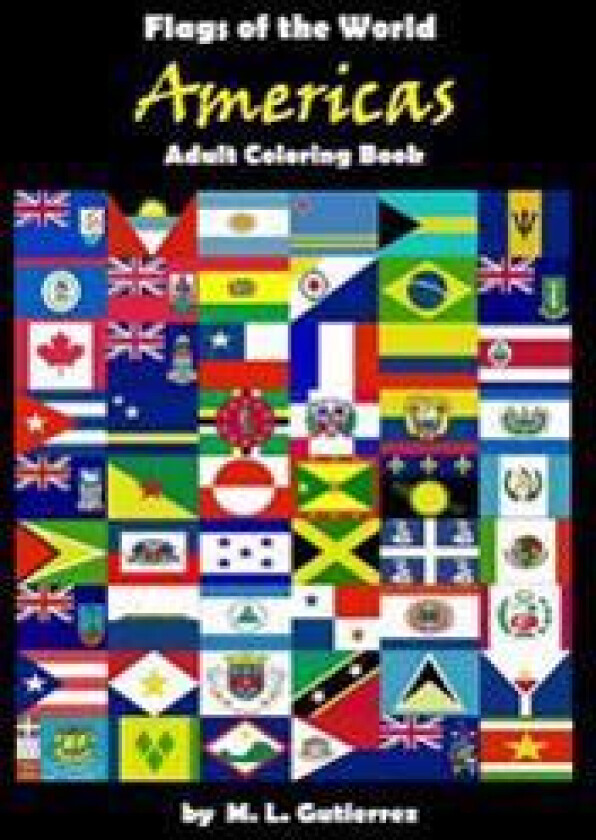 Flags of the World Series (Americas), adult coloring book