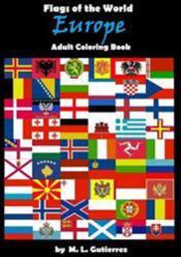 Flags of the World Series (Europe), adult coloring book