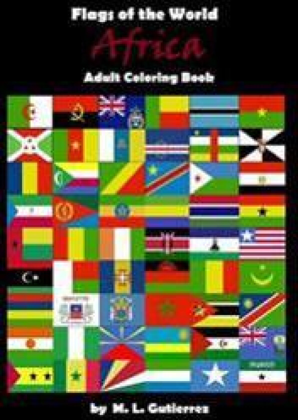 Flags of the World Series (Africa), adult coloring book