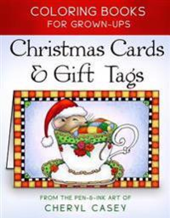 Christmas Cards & Gift Tags: Coloring Books for Grownups, Adults
