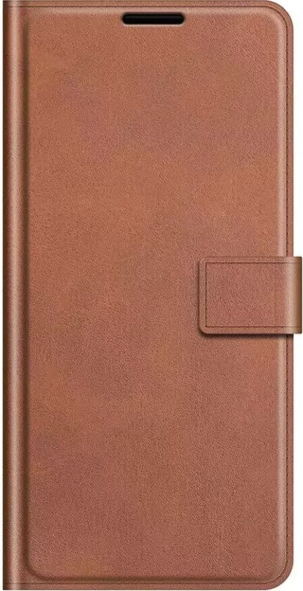 TCL 20 SE Kunst Skinn Flip Deksel med Kortholder - Brun