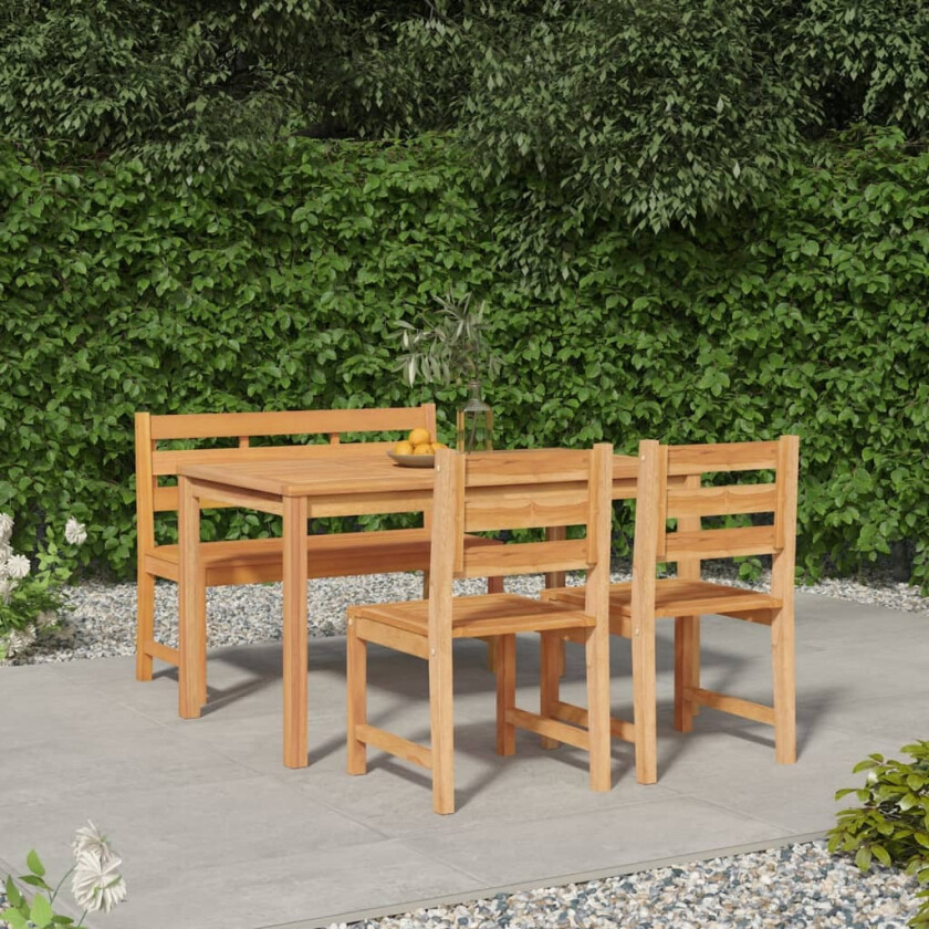 Hagespisegruppe 4 deler heltre teak