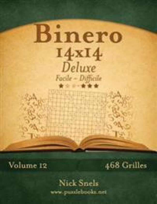 Binero 14x14 Deluxe - Facile à Difficile - Volume 12 - 468 Grilles