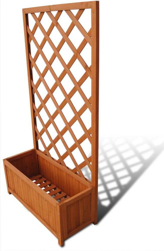 Blomsterkasse med espalier 70 x 30 x 135 cm