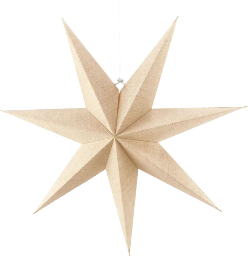 Bare adventsstjerne natur 60 cm