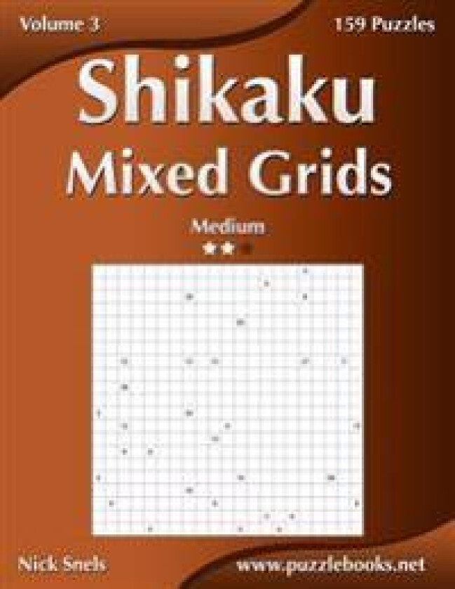 Shikaku Mixed Grids - Medium - Volume 3 - 159 Logic Puzzles