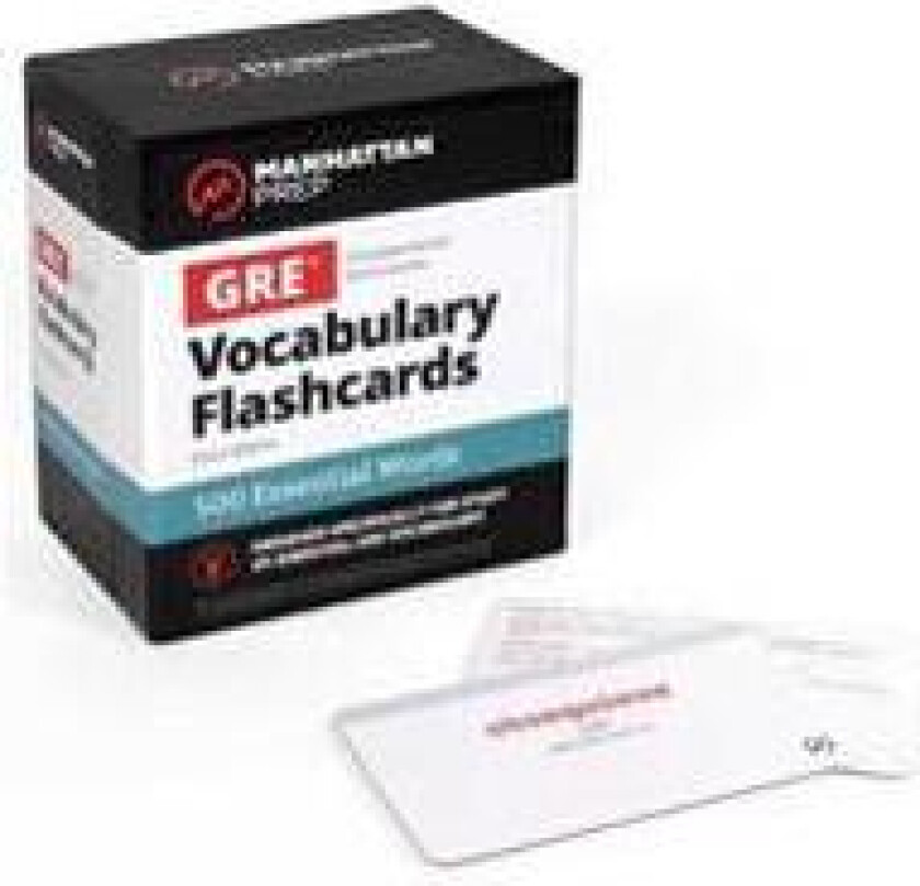 500 Essential Words: GRE Vocabulary Flashcards Including Definitions, Usage Notes, Related Words, and Etymology