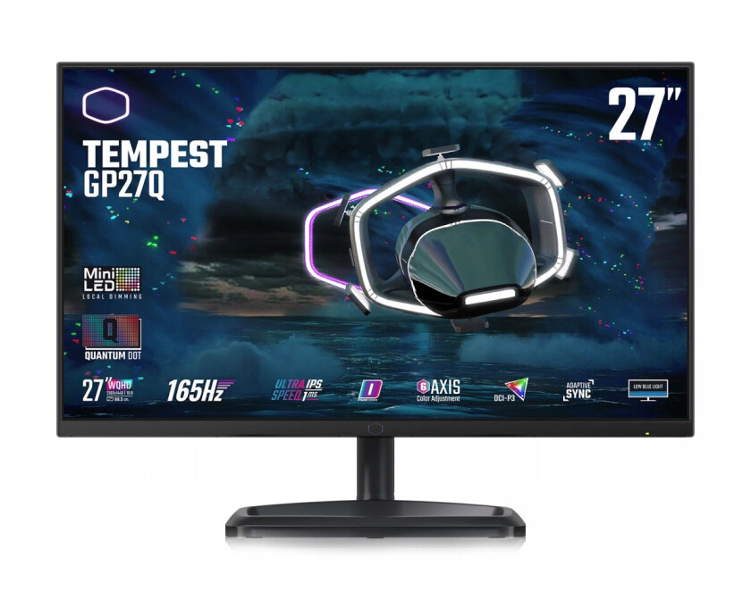 Tempest Gp27q 27" Qhd Ips 165hz Mini Led Gamingskjerm