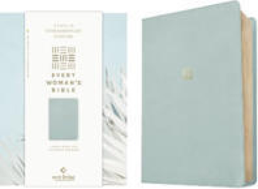 NLT Every Woman's Bible (Leatherlike, Sky Blue, Red Letter, Filament Enabled)
