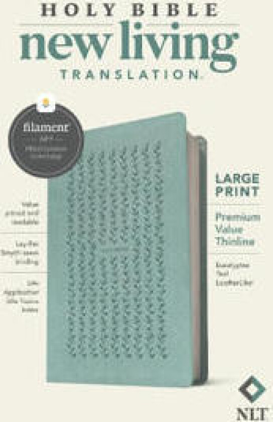 NLT Large Print Premium Value Thinline Bible, Filament