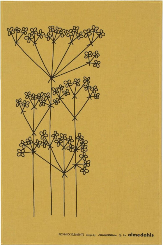 Picknick kjøkkenhåndkle Ockra