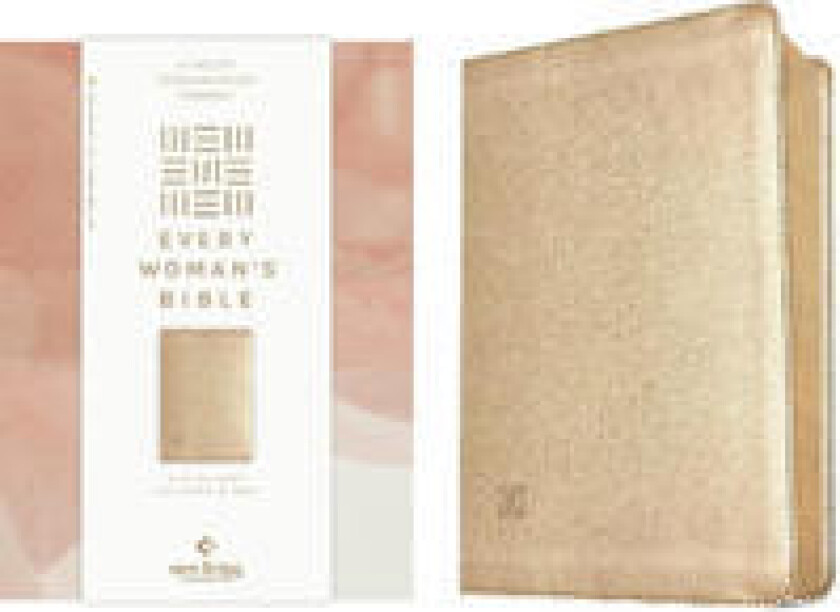 NLT Every Woman's Bible (Leatherlike, Soft Gold, Red Letter, Filament Enabled)